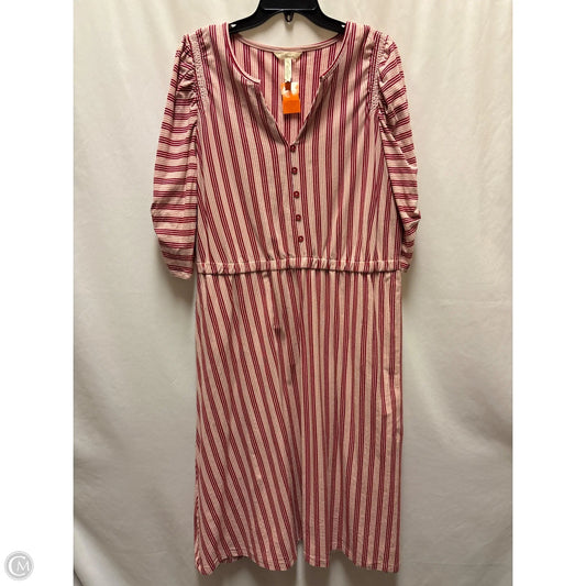 Dress Casual Maxi By Matilda Jane In Pink, Size: Xl