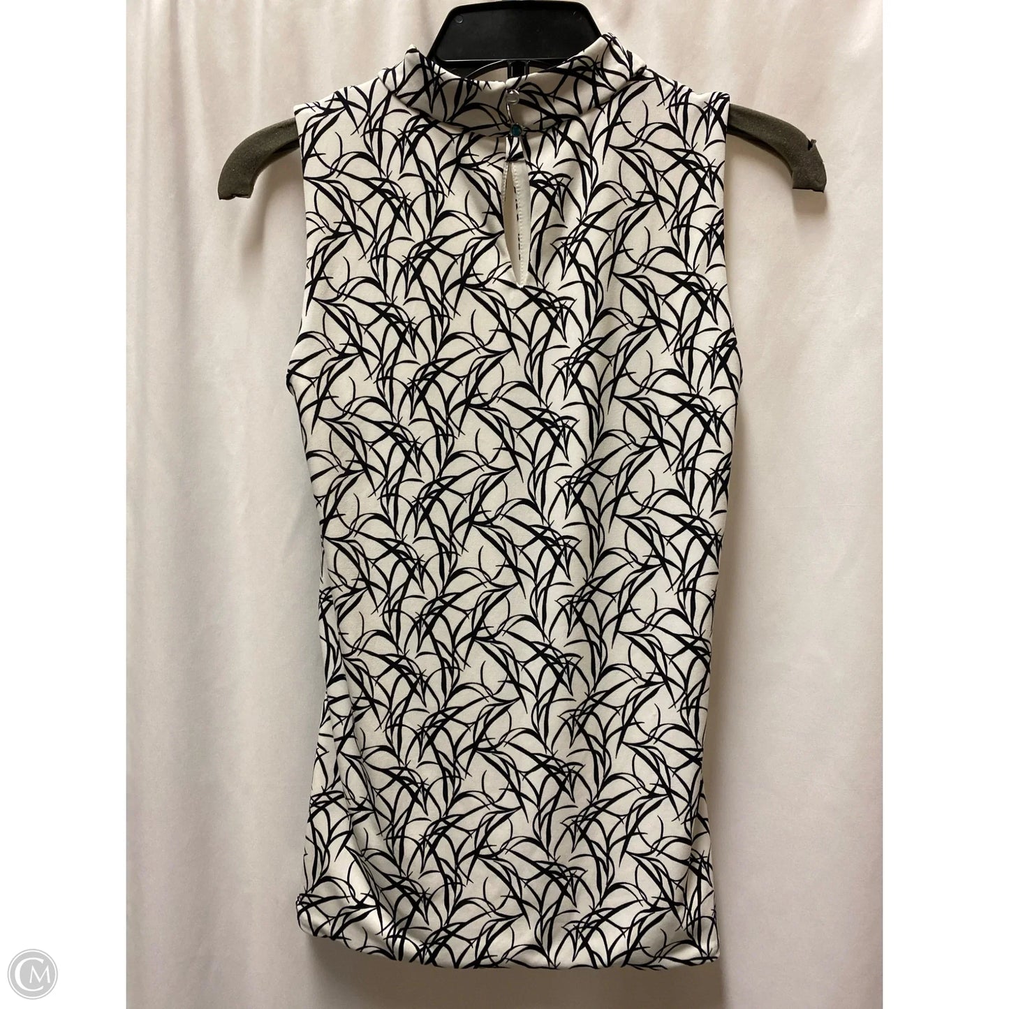 Top Sleeveless By White House Black Market In Black & White, Size: S