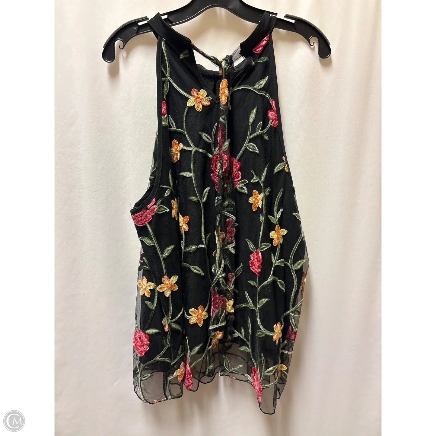 Top Sleeveless By Shein In Black, Size: 3x