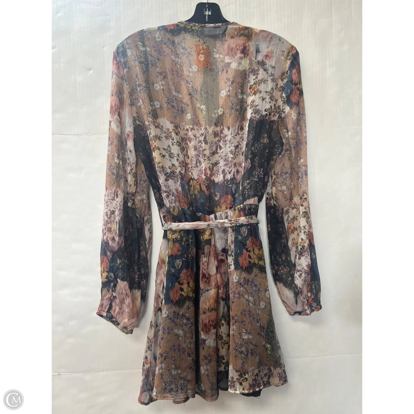 Dress Casual Midi By Zara In Pink, Size: L