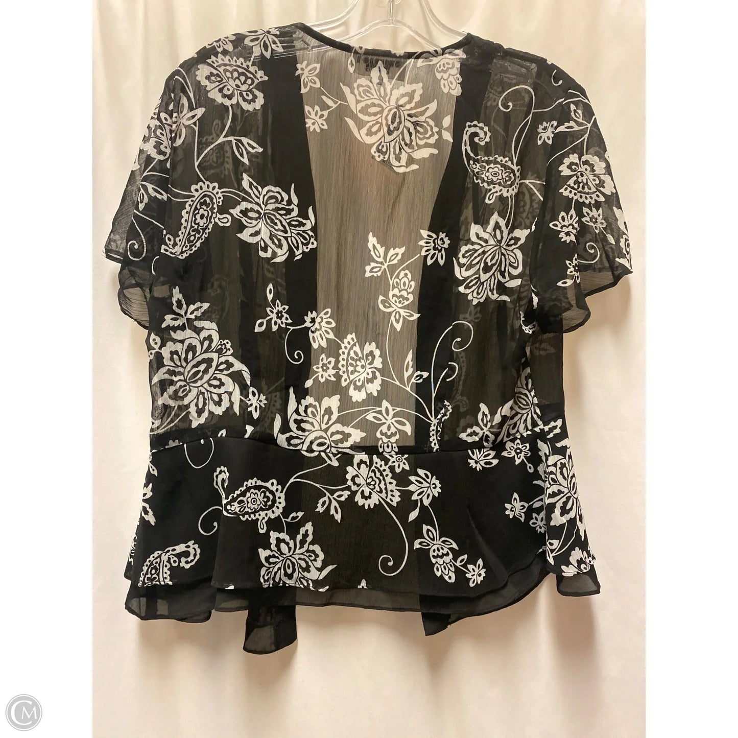 Cardigan By Studio 1 In Black, Size: Lp