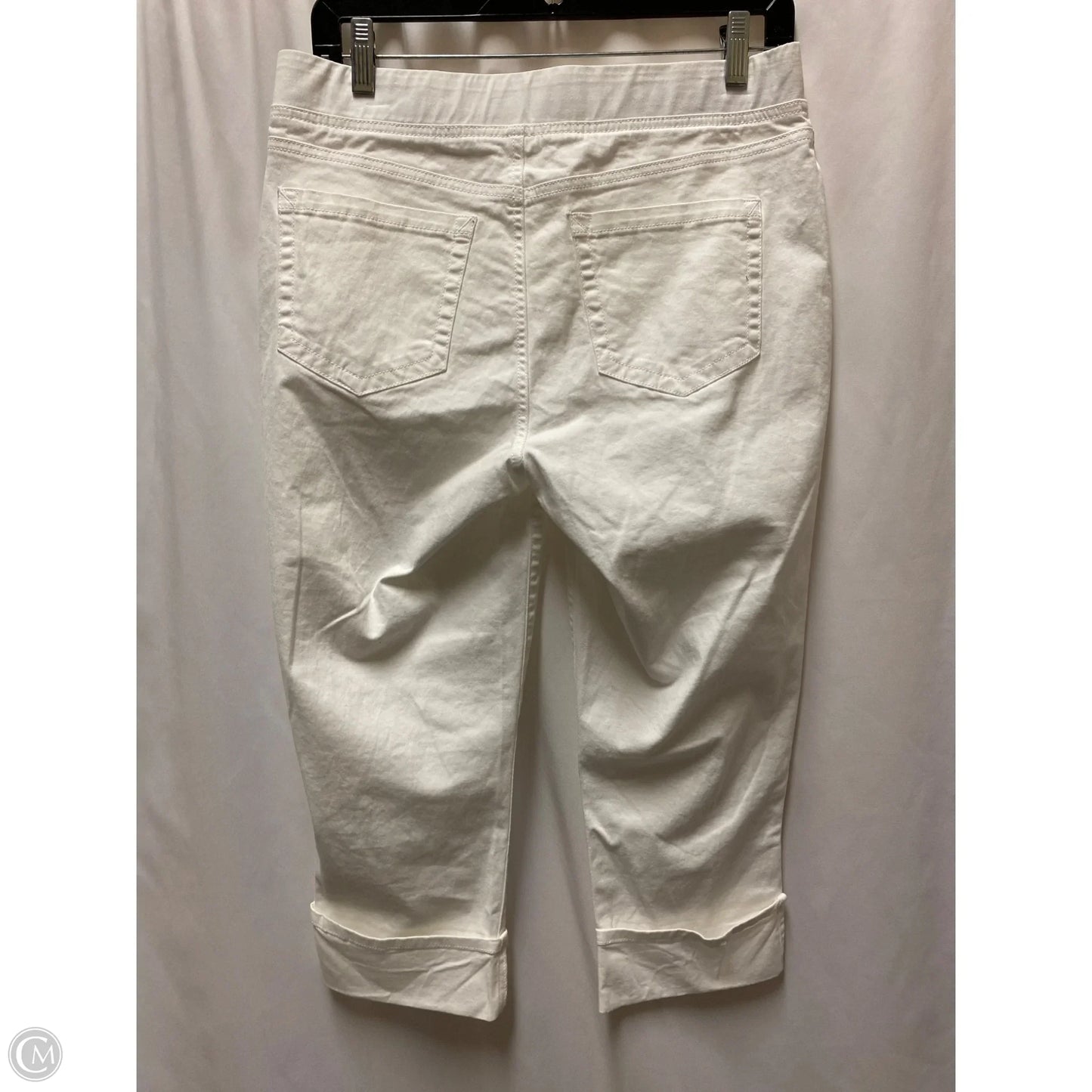 Capris By Just Be In White, Size: S