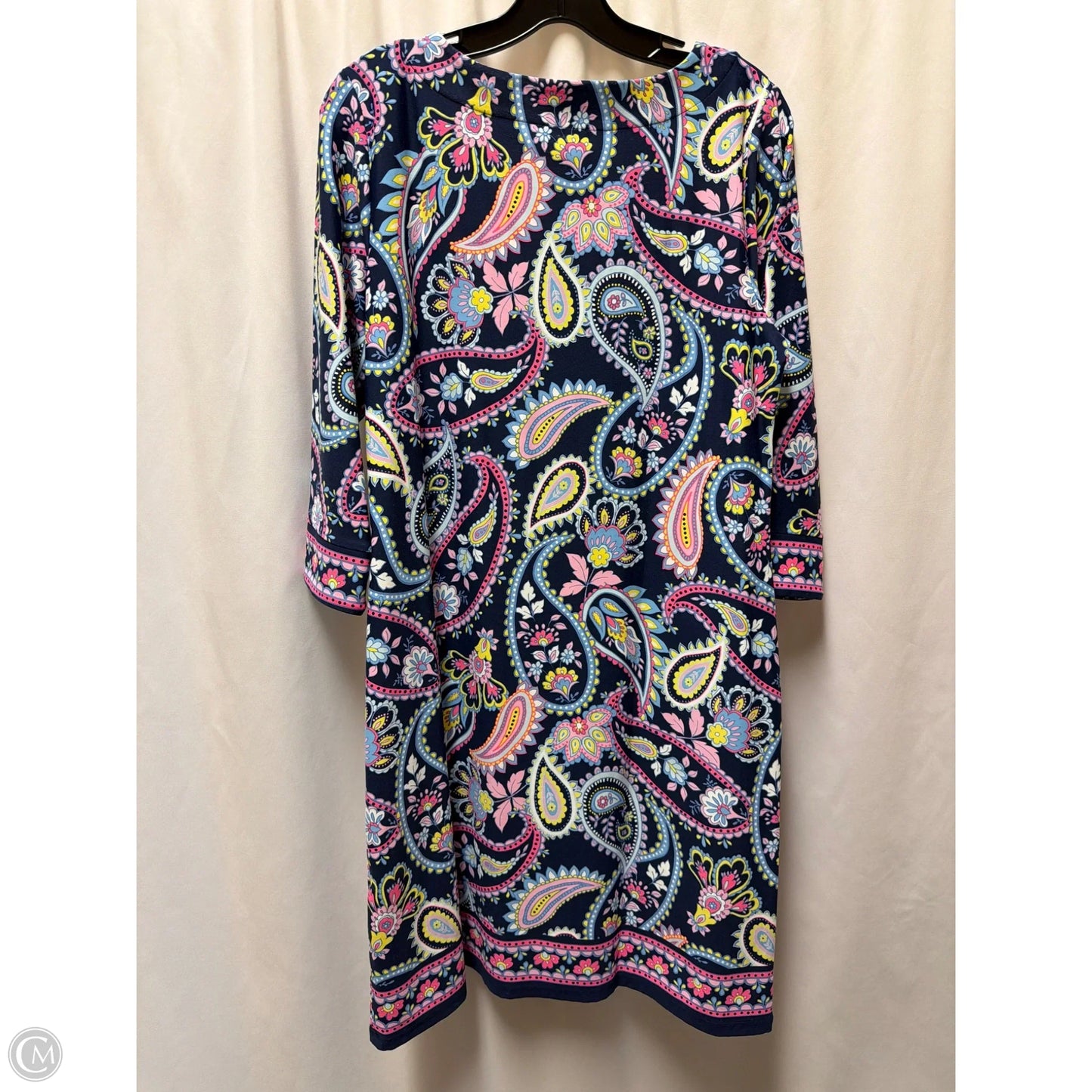 Dress Casual Midi By Talbots In Navy, Size: Lp