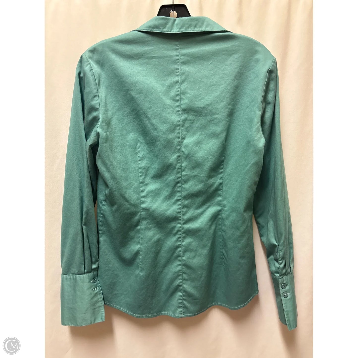 Top Long Sleeve By Antonio Melani In Aqua, Size: S
