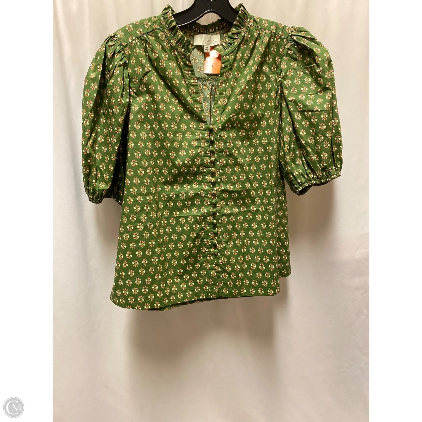 Top Short Sleeve By Pinch In Green, Size: M