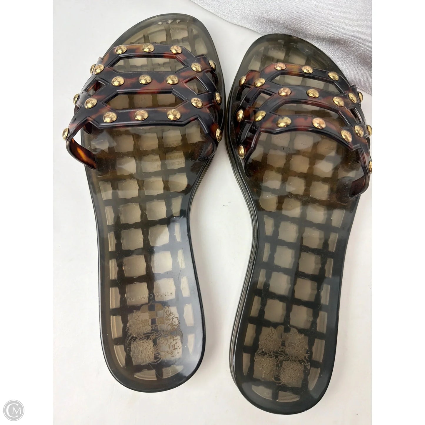 Sandals Flats By Vince Camuto In Brown, Size: 8