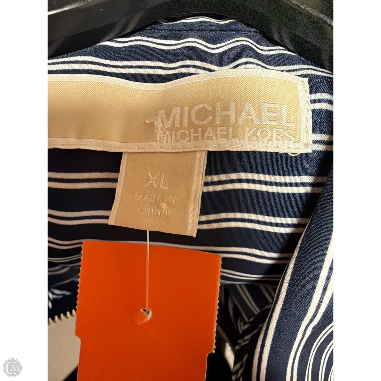 Top Sleeveless By Michael By Michael Kors In Navy, Size: Xl