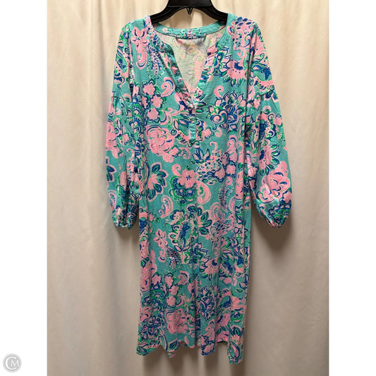 Dress Designer By Lilly Pulitzer In Teal, Size: S