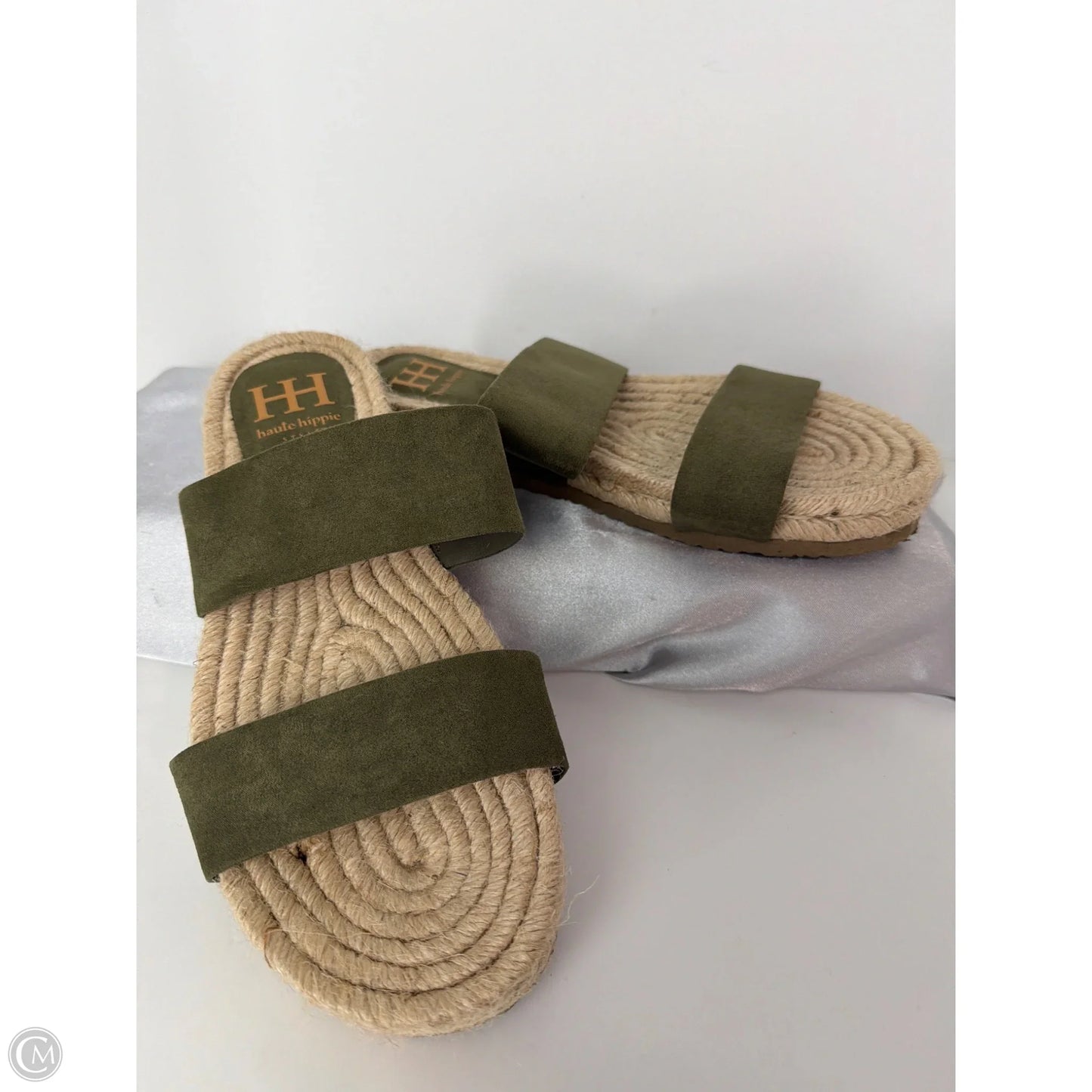 Sandals Flats By Haute Hippie In Green, Size: 8.5