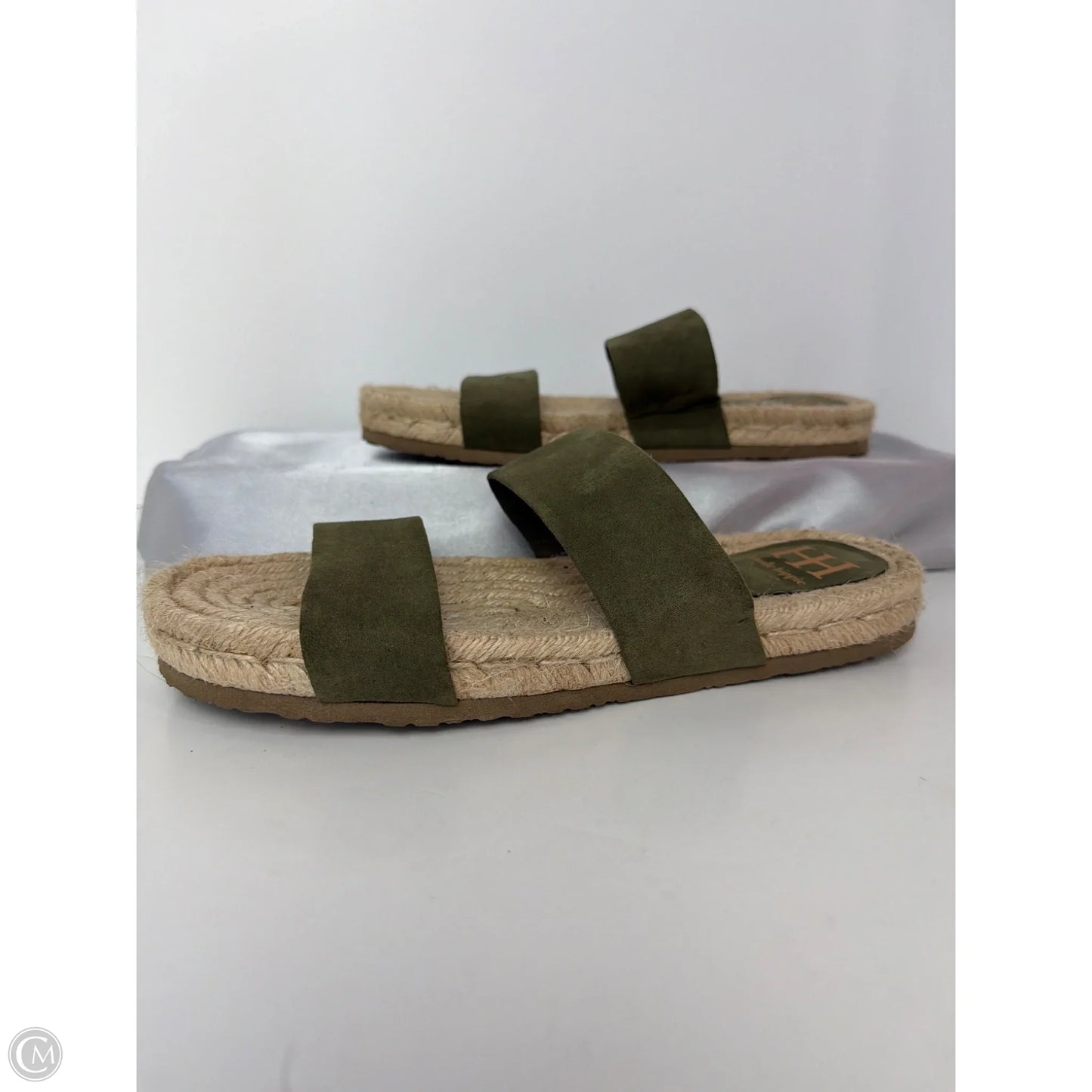 Sandals Flats By Haute Hippie In Green, Size: 8.5