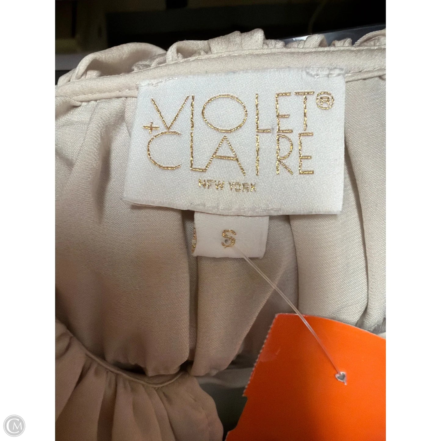 Top Sleeveless By Violet And Claire In Tan, Size: S
