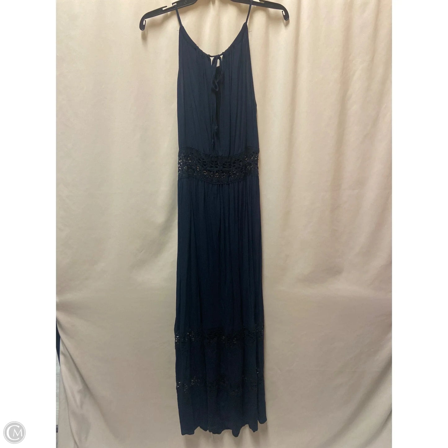 Dress Casual Maxi By No Boundaries In Navy, Size: L