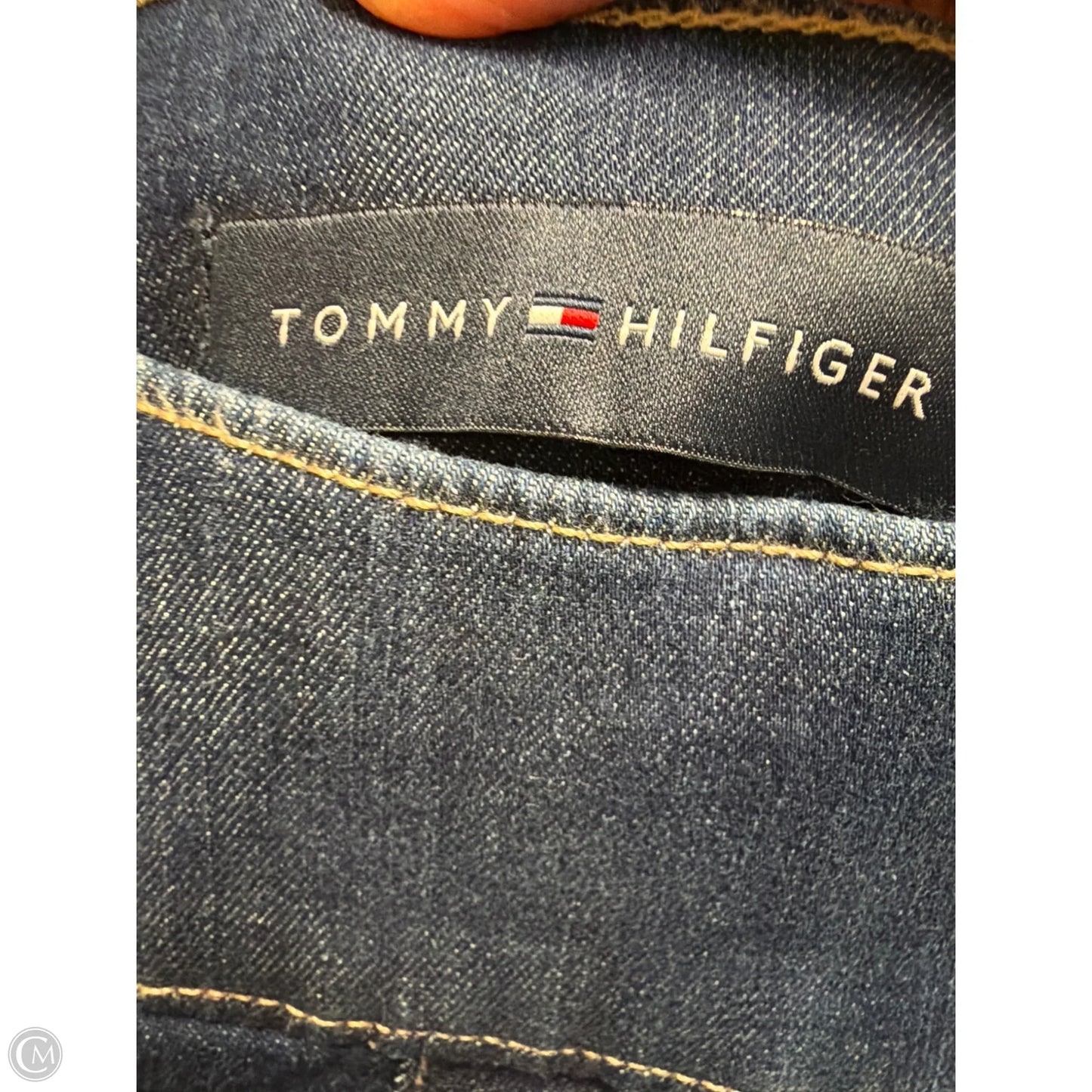 Jeans Straight By Tommy Hilfiger In Blue Denim, Size: 14