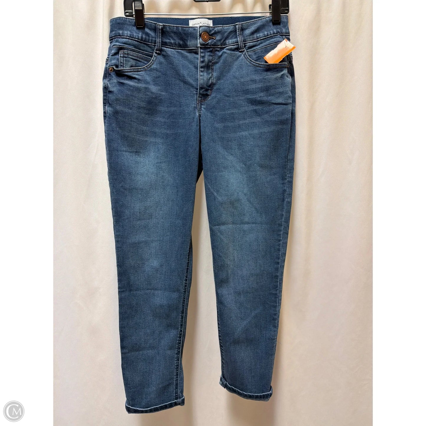 Jeans Straight By Gibson And Latimer In Blue Denim, Size: 8