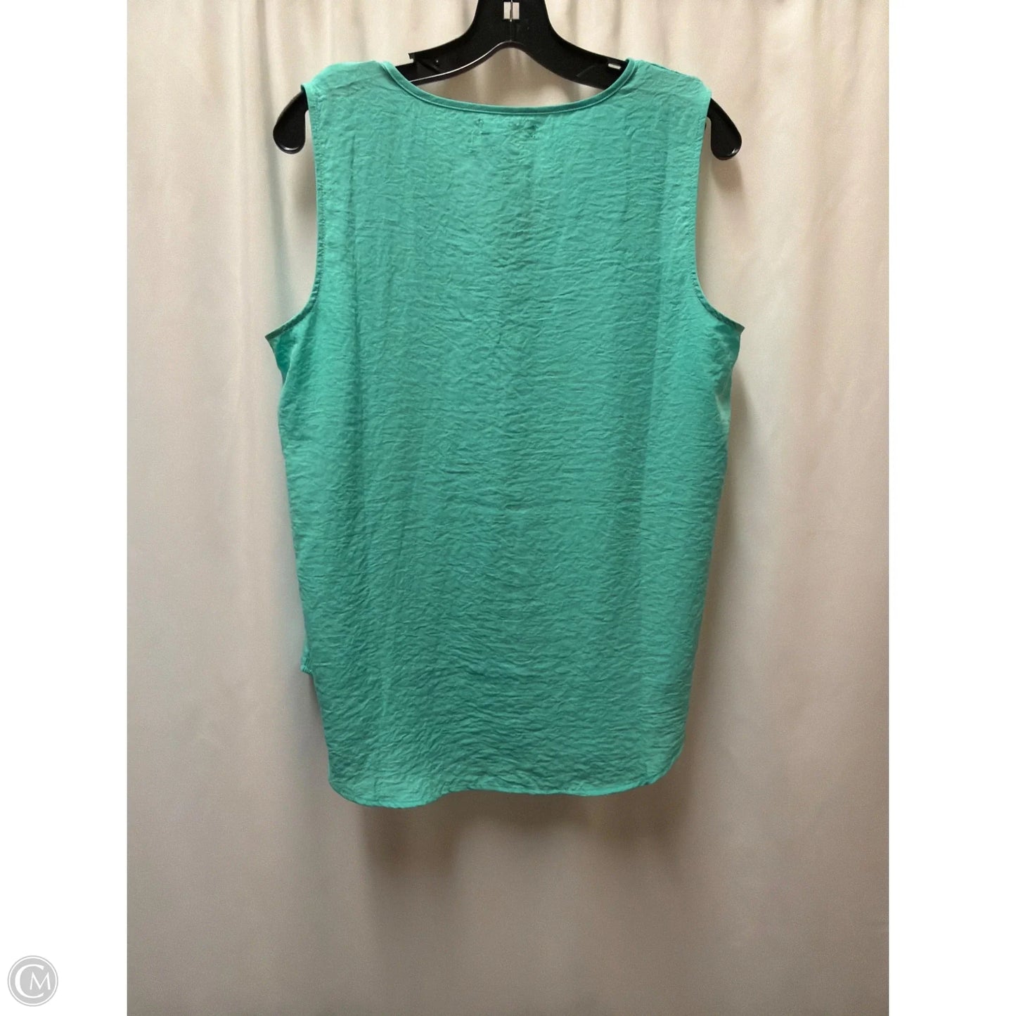 Top Sleeveless By Maurices In Green, Size: L