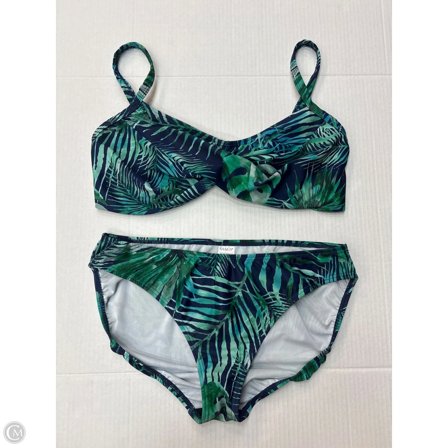 Swimsuit 2pc By Venus In Green, Size: L