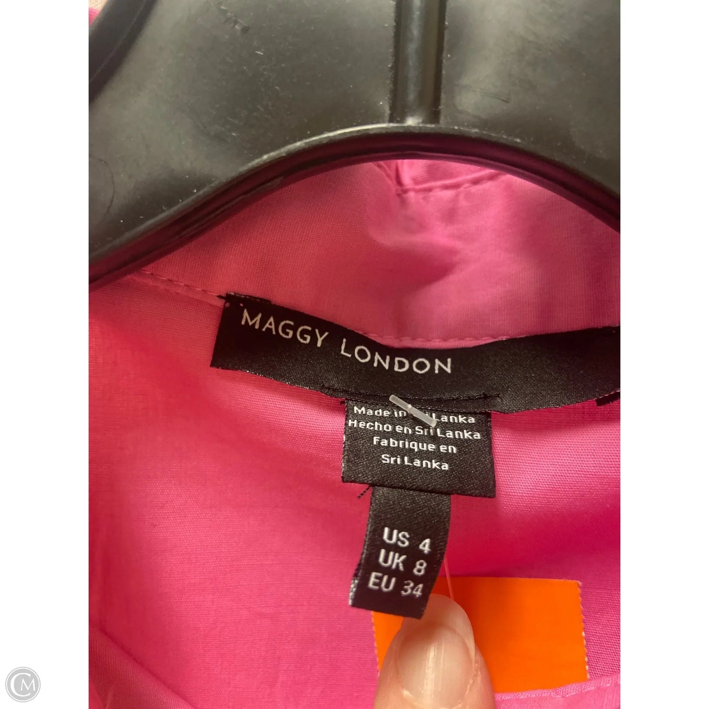 Dress Casual Maxi By Maggy London In Pink, Size: S
