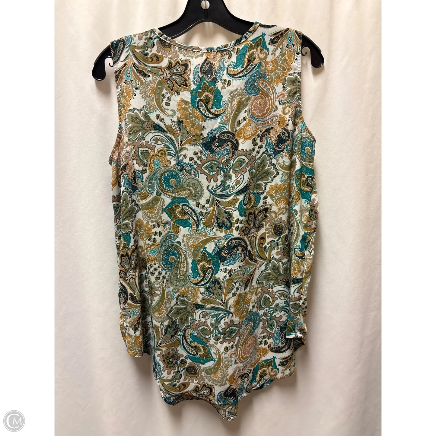 Top Sleeveless By Maurices In White, Size: L