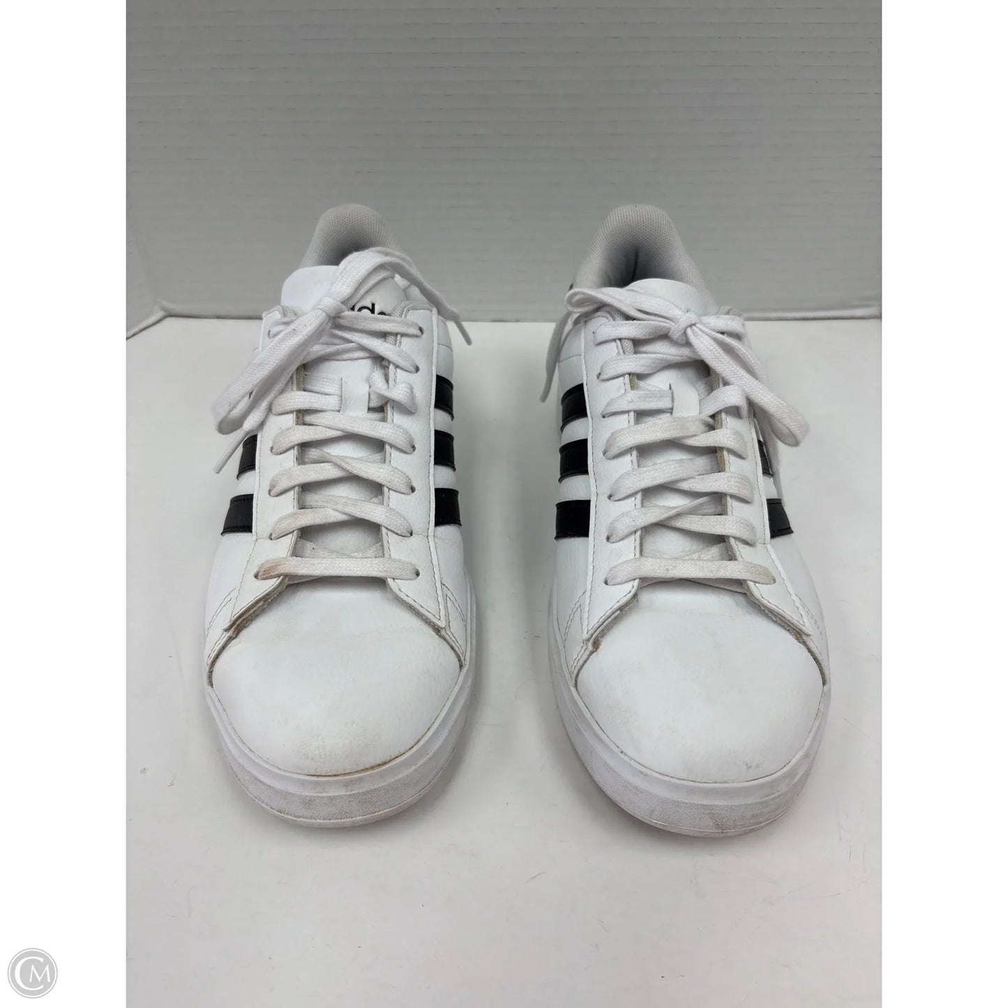 Shoes Sneakers By Adidas In Black & White, Size: 9