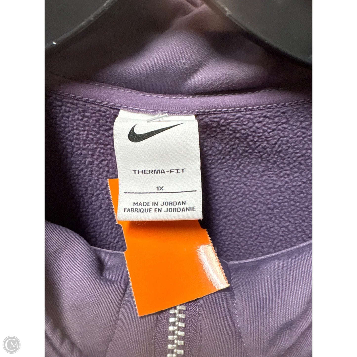 Athletic Sweatshirt Crewneck By Nike In Purple, Size: 1x