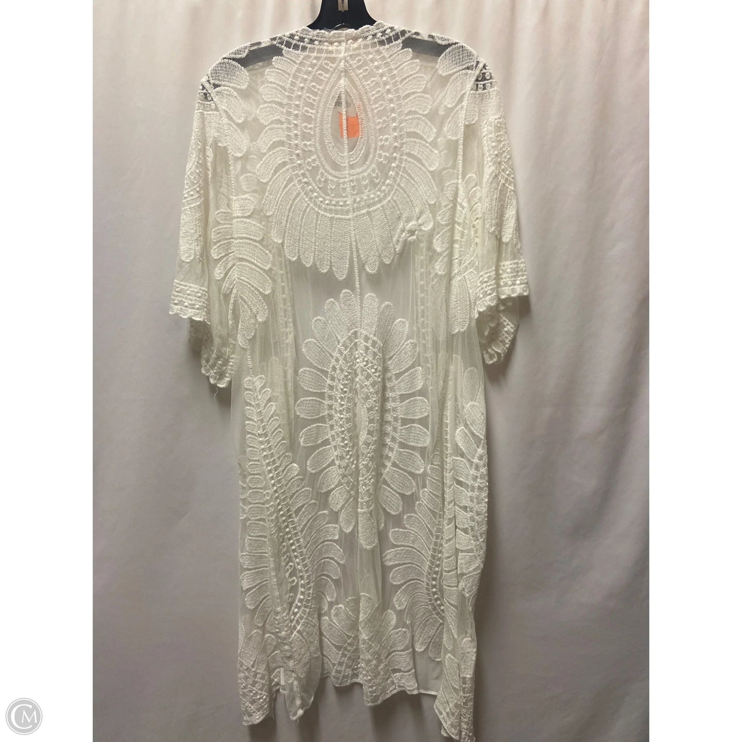 Swimwear Cover-up By Clothes Mentor In White, Size: Osfm