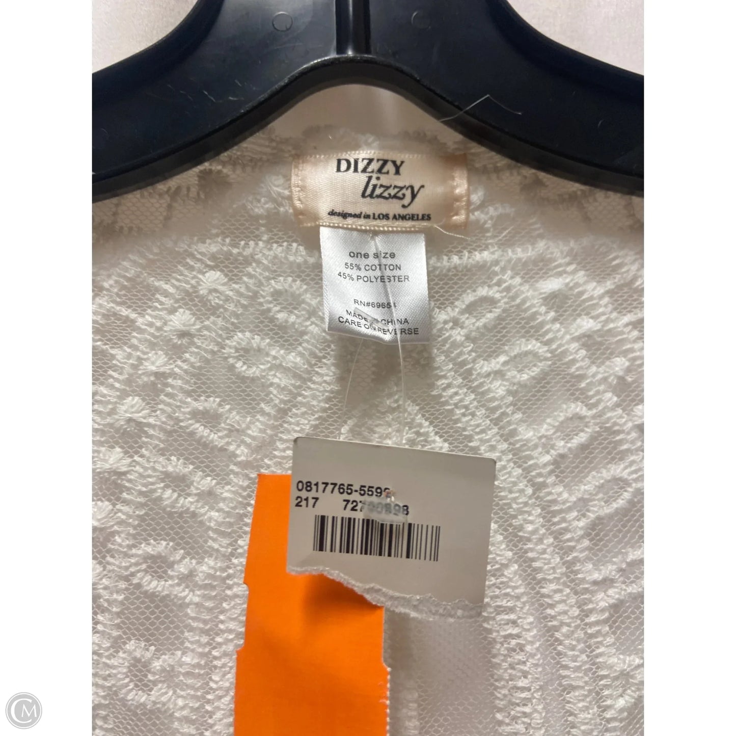 Swimwear Cover-up By Clothes Mentor In White, Size: Osfm