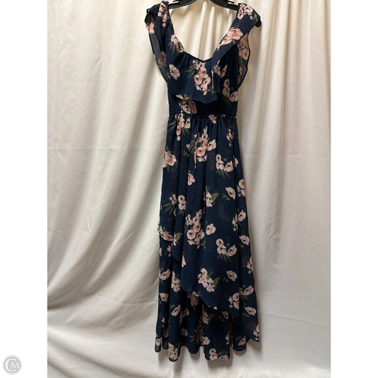 Dress Casual Maxi By Abercrombie And Fitch In Navy, Size: Xs