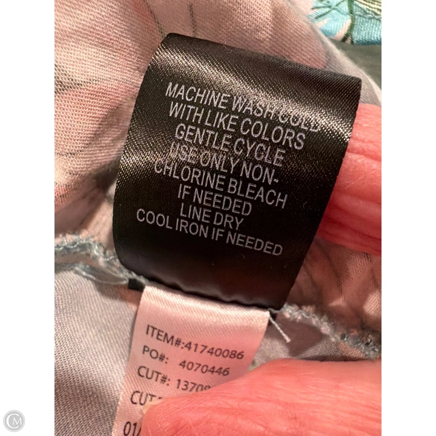 Dress Casual Midi By Torrid In Blue & Green, Size: M
