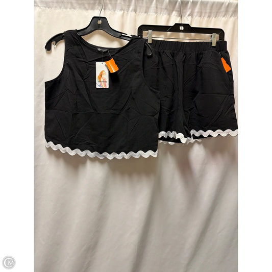 Shorts Set By Prettygarden In Black, Size: M