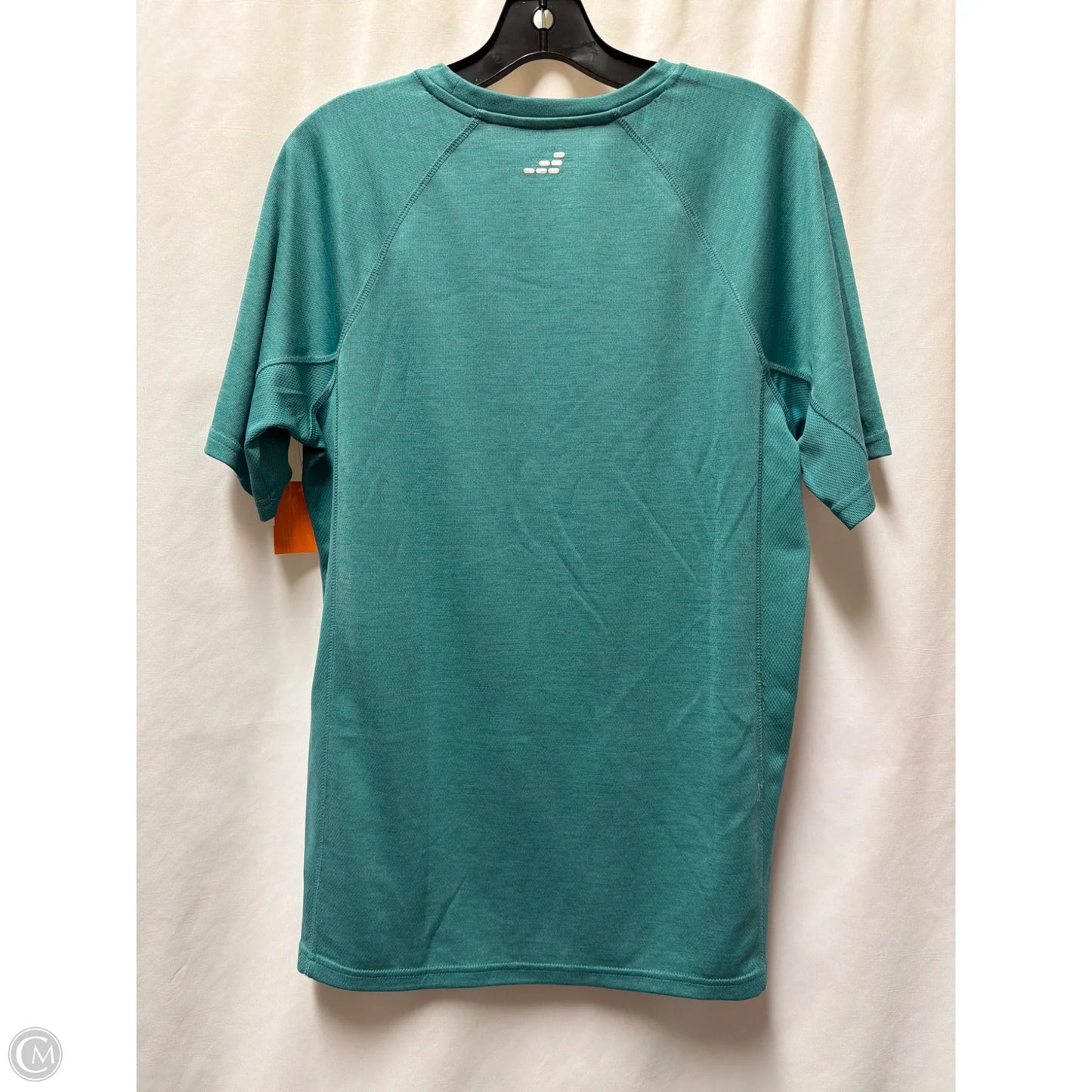 Athletic Top Short Sleeve By Bcg In Teal, Size: S