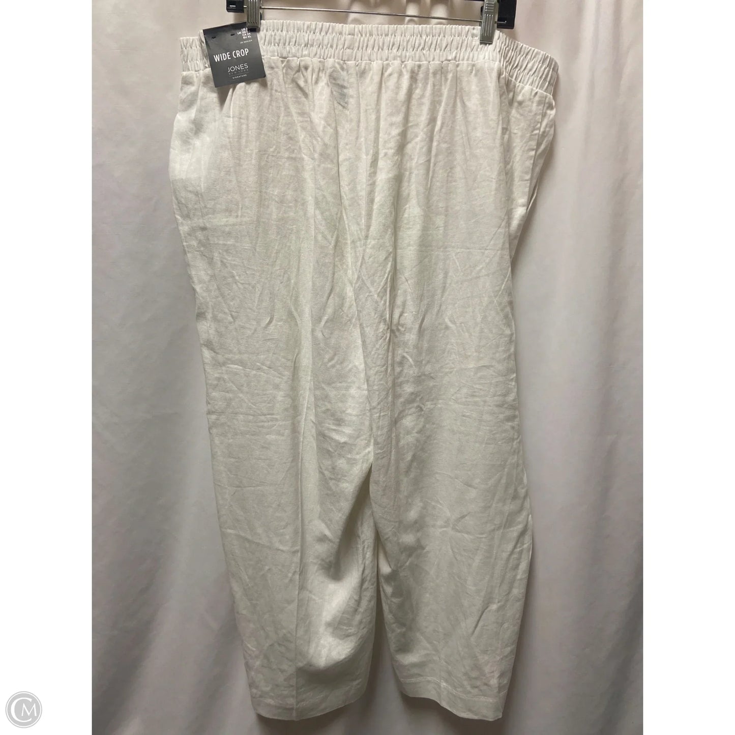 Pants Cropped By Jones New York In White, Size: 2x