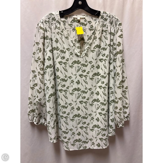 Top Long Sleeve By Clothes Mentor In Green, Size: 2x