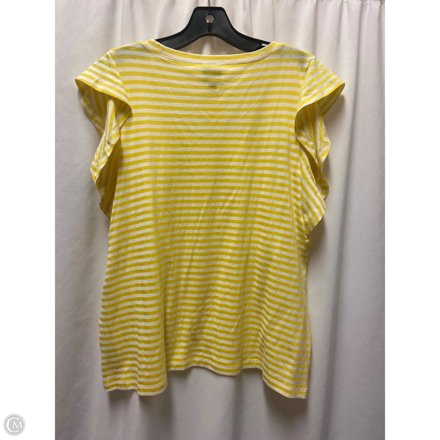 Top Sleeveless By Cabi In Yellow, Size: L