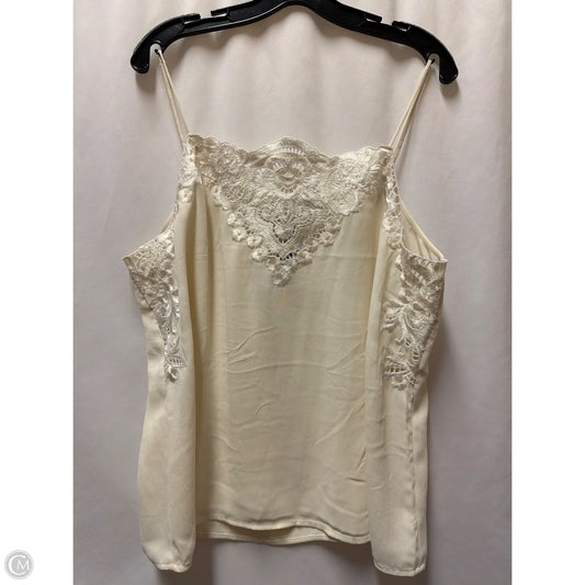 Tank Top By Cabi In Cream, Size: Xl