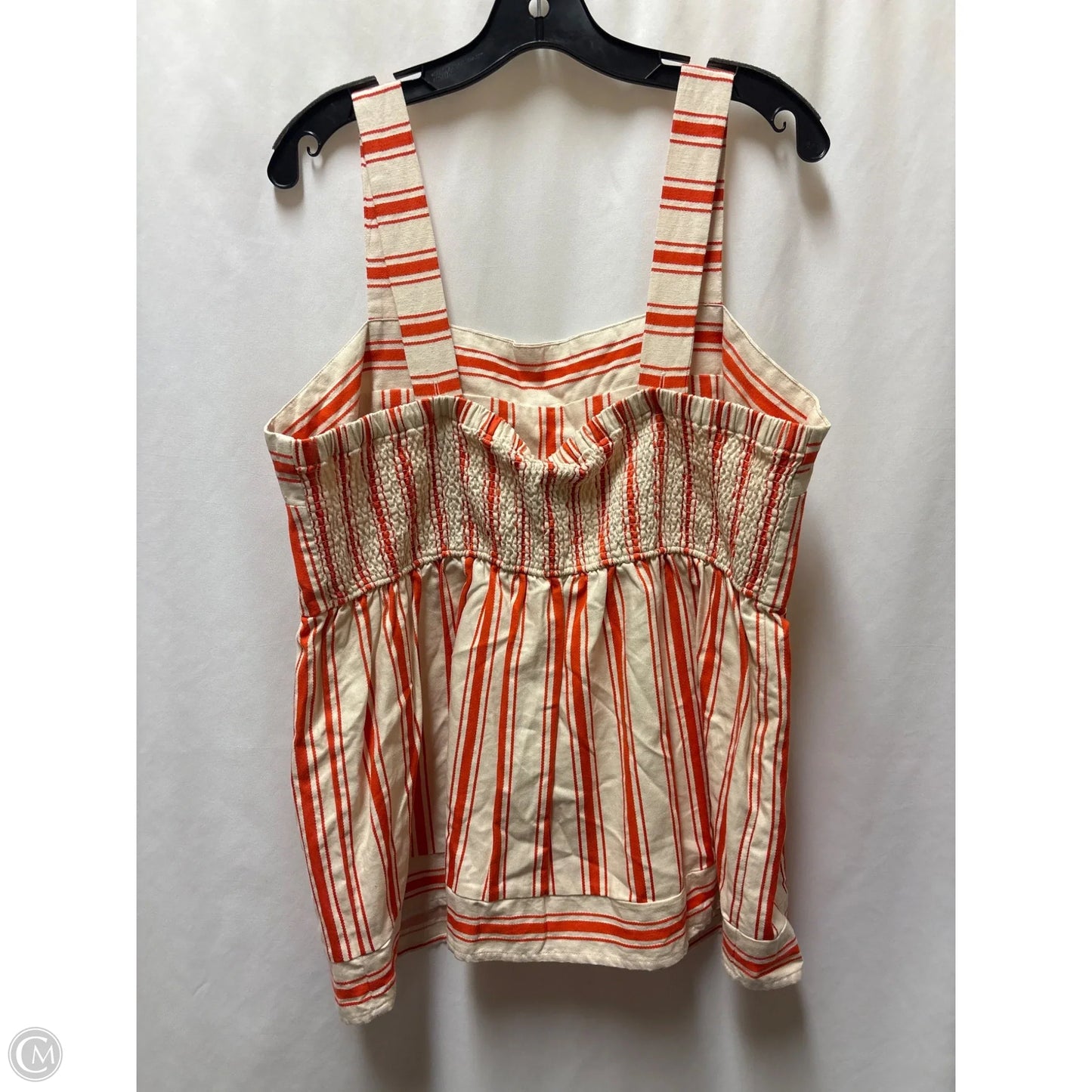Top Sleeveless By Cabi In Tan, Size: Xl