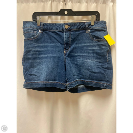 Shorts By Maurices In Blue Denim, Size: 14