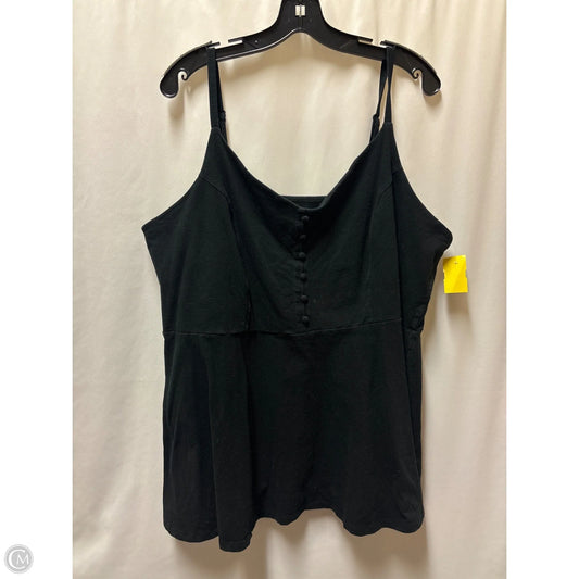 Top Sleeveless By Torrid In Black, Size: 4x