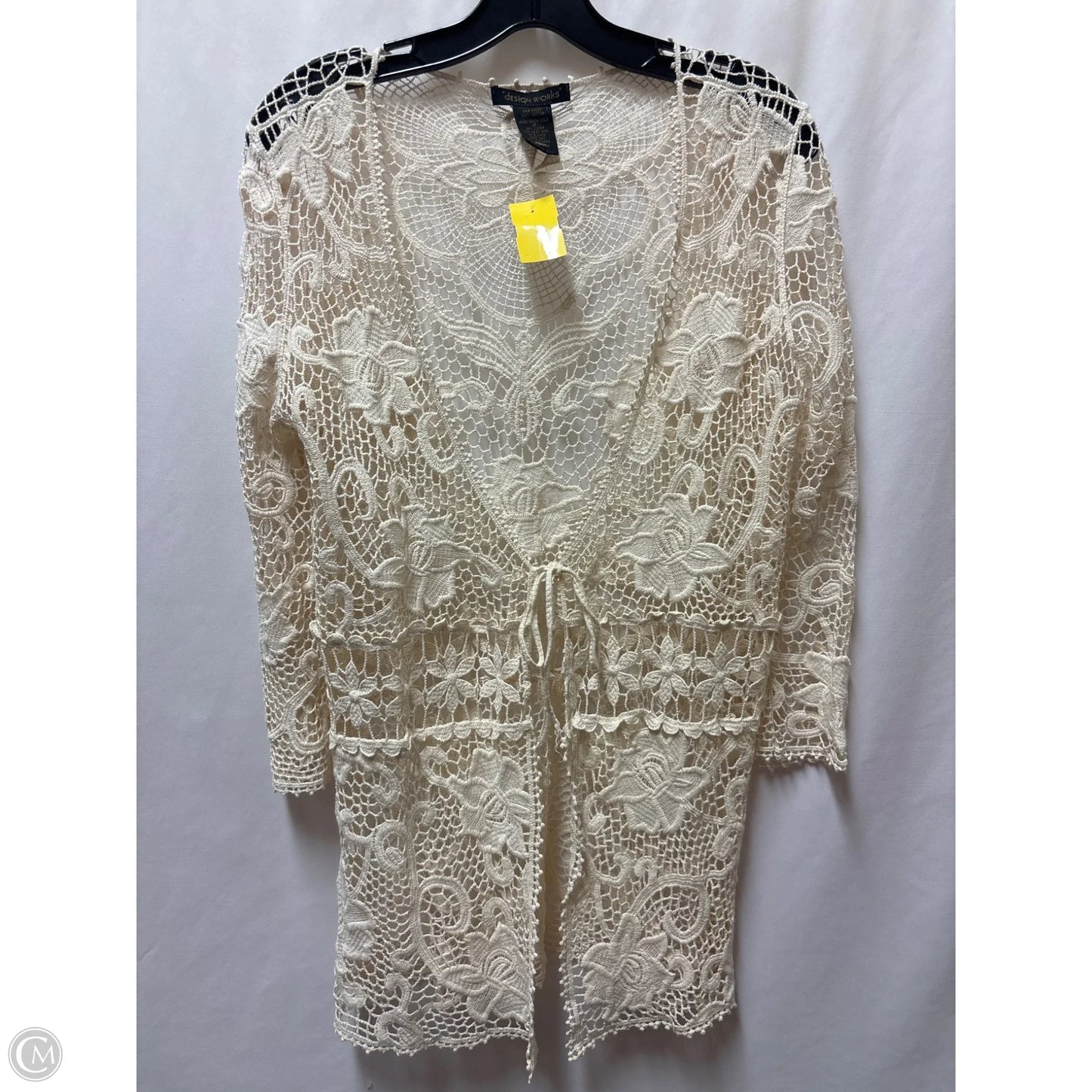 Cardigan By Clothes Mentor In Tan, Size: Xl