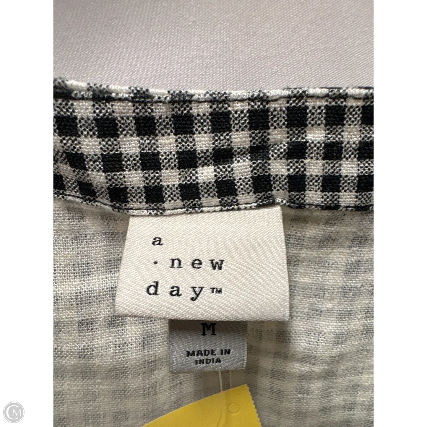 Top Sleeveless By A New Day In Black & White, Size: M