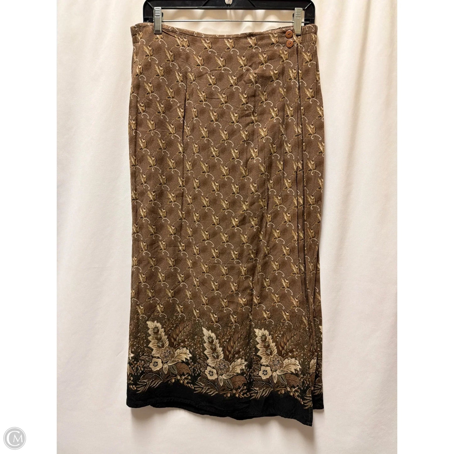 Skirt Maxi By Sag Harbor In Brown, Size: L