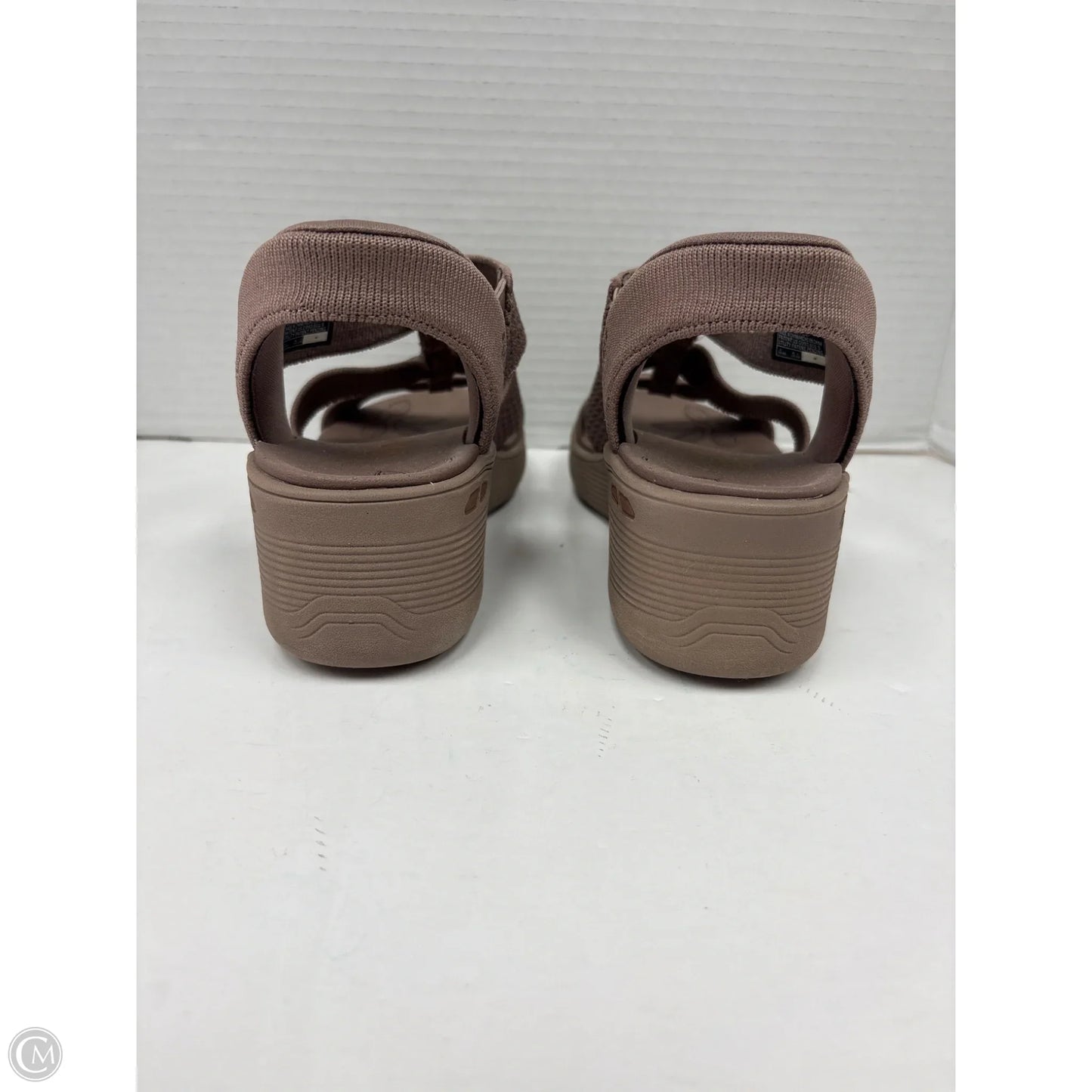 Sandals Heels Block By Skechers In Purple, Size: 5.5