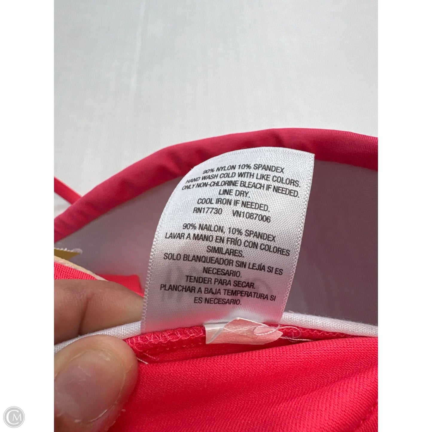 Swimsuit Top By Mossimo In Pink, Size: M