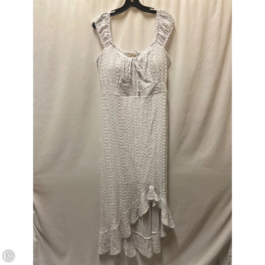 Dress Casual Maxi By Derek Heart In White, Size: Xl