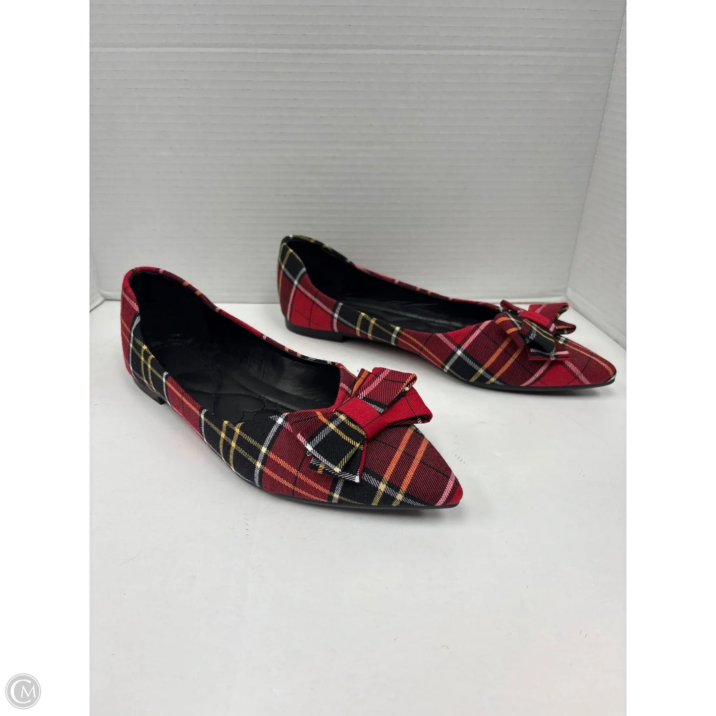 Shoes Flats By Clothes Mentor In Red, Size: 10