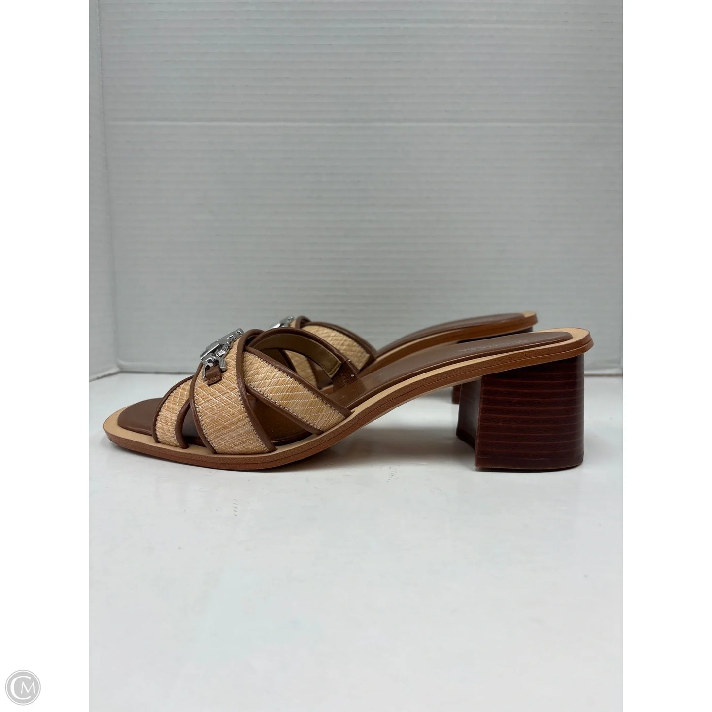 Shoes Heels Block By Michael By Michael Kors In Brown, Size: 8.5