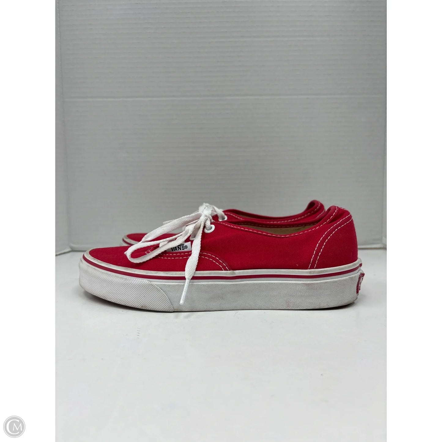 Shoes Sneakers By Vans In Red, Size: 6