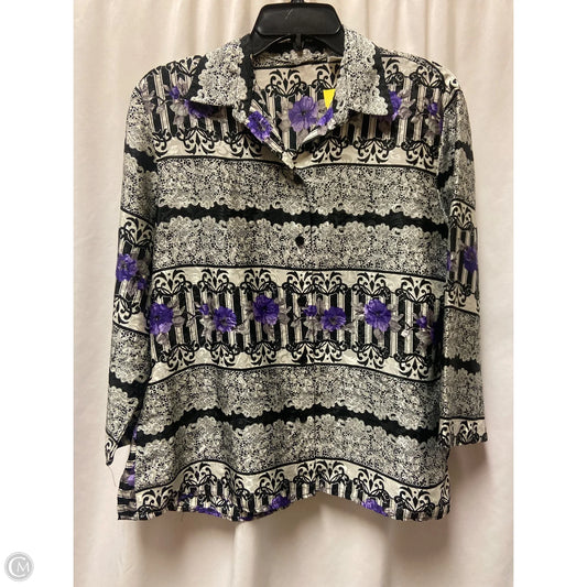 Top 3/4 Sleeve By Clothes Mentor In Purple, Size: 10
