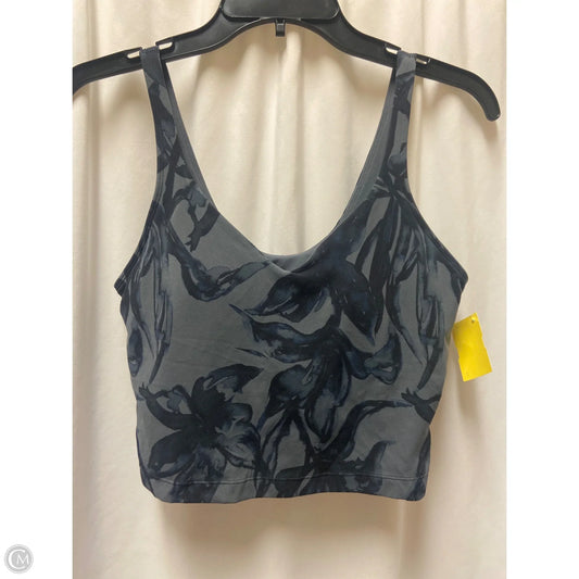 Athletic Bra By Lululemon In Grey, Size: 8