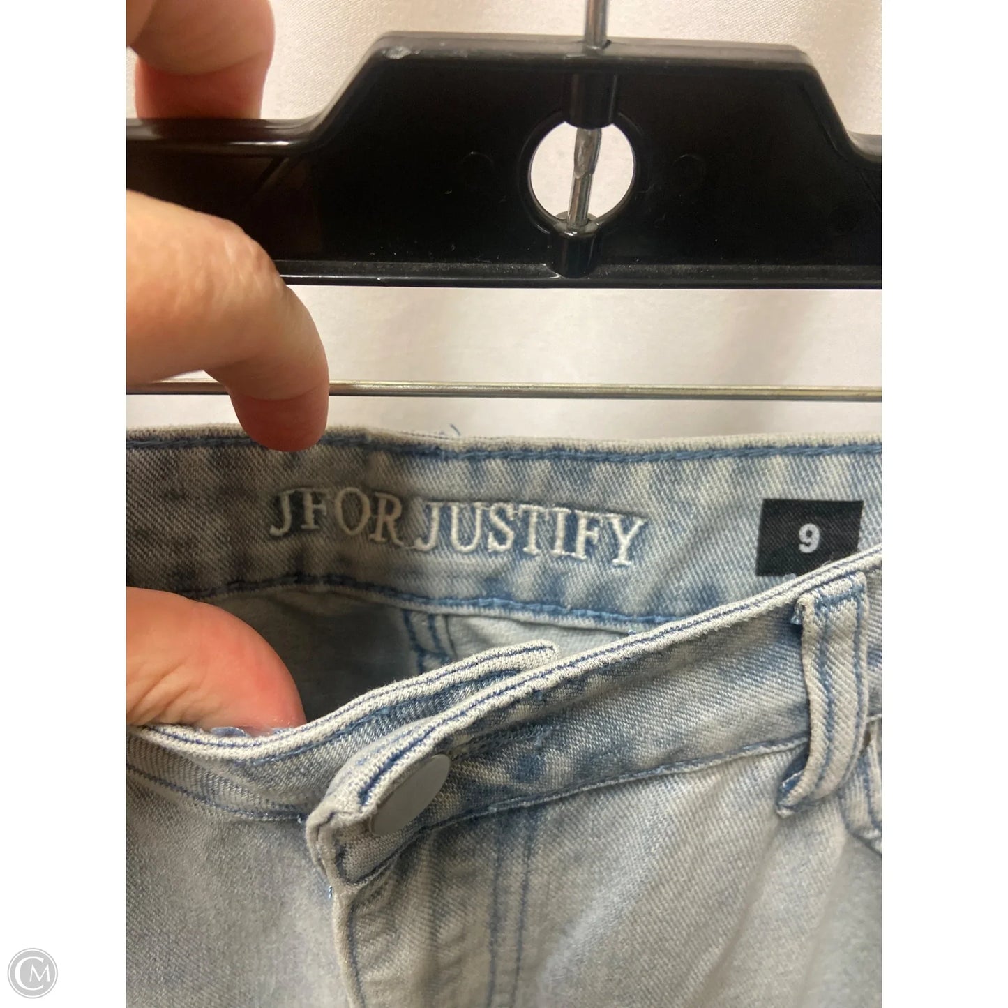 Jeans Straight By J For Justify In Blue Denim, Size: 8
