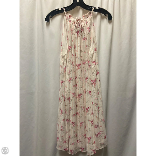 Dress Casual Midi By Loft In White, Size: M